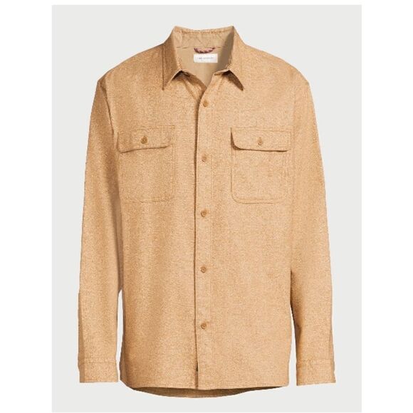 Men's Comfy Vintage Inspired Flannel Cotton Shirt with Long Sleeves, Size 3XL - Picture 2 of 8